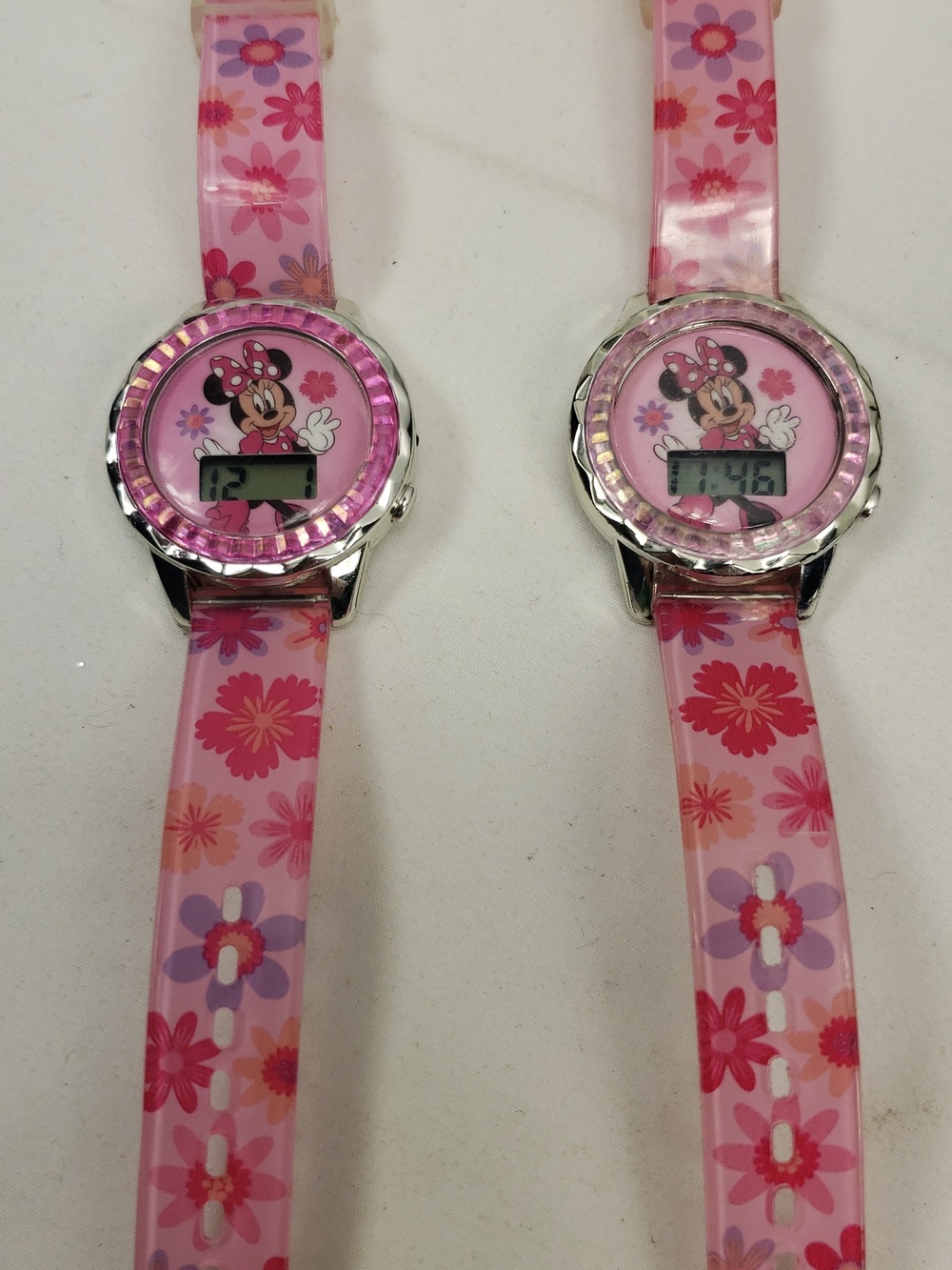 Disney Minnie Mouse Digital Watch Bundle Of 2